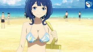 Cuando tu waifu te deja sin palabras en la playa