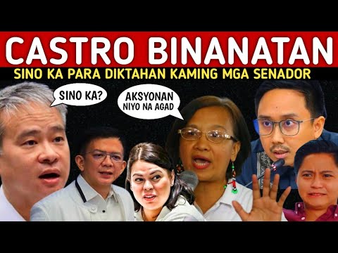 SINO KA PARA DIKTAHAN ANG SENADO! FRANCE CASTRO HALOS MAIHI SA KAHIHIYAN DINUROG NI CHIZ!