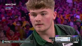Cameron Menzies x Charlie Manby | PDC World Championship 2026 - Menzies mad at table