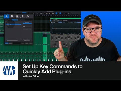How to Set Up Key Commands to Quickly Add Plug-ins in Studio One | PreSonus