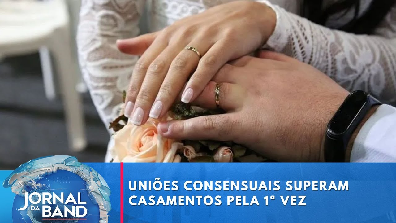 IBGE: Uniões consensuais superam casamentos pela 1ª vez | Jornal da Band