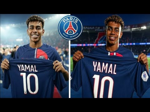 LAMINE YAMAL VIENT AUJOURD'HUI DE S'ENGAGER AVEC LE PSG POUR 550 MILLIONS D'EUROS !