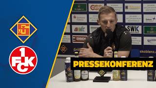 Pressekonferenz | TuS Koblenz - 1. FC Kaiserslautern U21 | 1:2 | 33. Spieltag | Oberliga RP/S 25/26