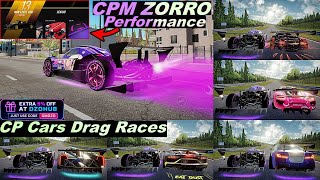 Drive Zone Online || CPM ZORRO - Performance Test & Drag Races 
