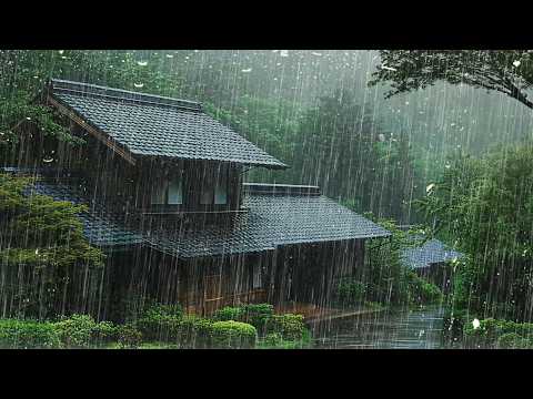 마음을 달래주고 편안함을 유지하기 위한 부드러운 빗소리 - 불면증 & 스트레스 해소에 좋은 아름다운 백색소음 3분 안에 잠드는 힐링 수면 비오는소리 ASMR