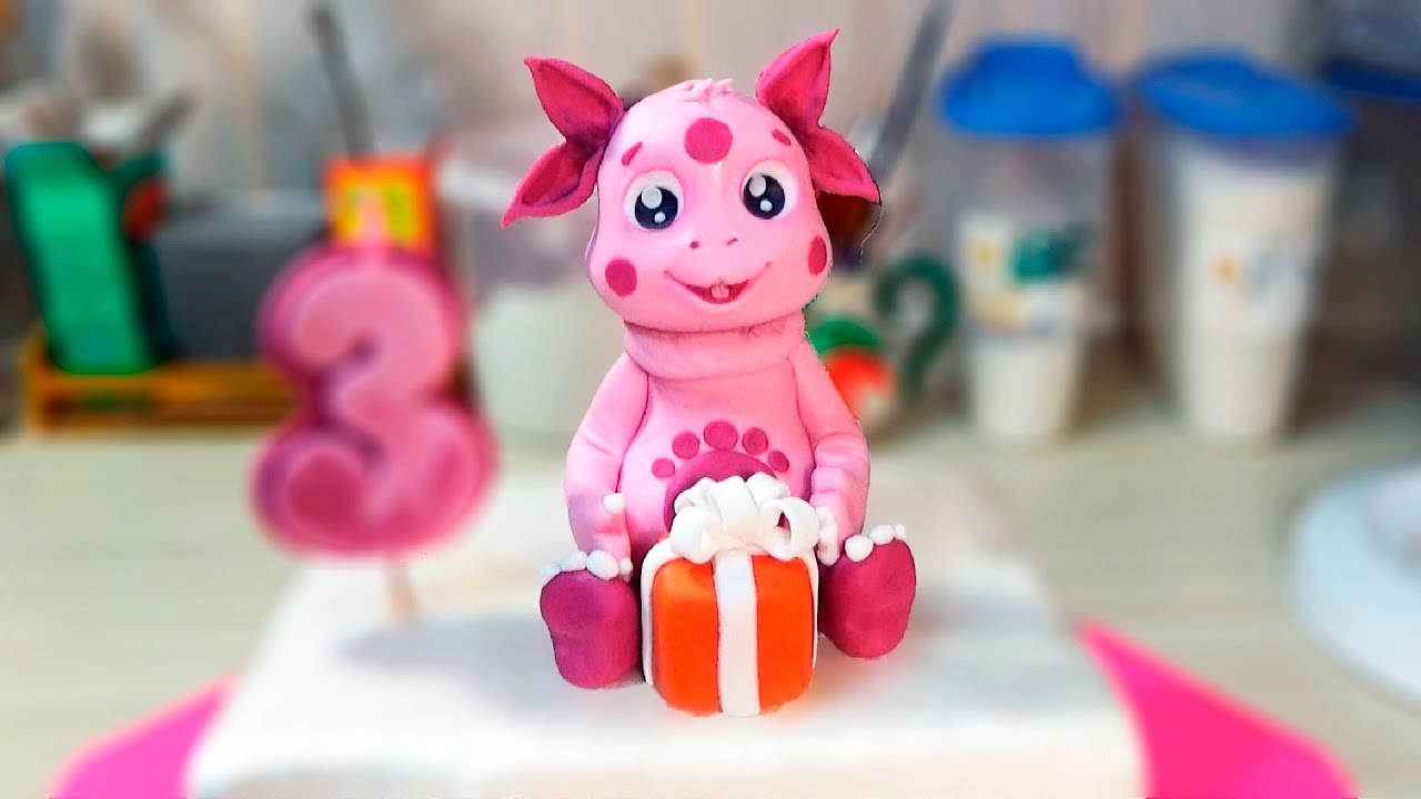 Лунтик. Фигурка из мастики / Luntik. The figure of mastic