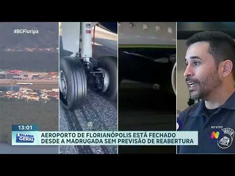 Aeroporto de Florianópolis fechado: Procon orienta passageiros sobre direitos