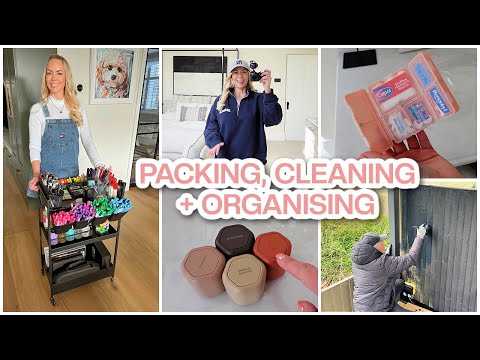 GET IT ALL DONE! Packing, Organising, New Room + Garden Cleaning