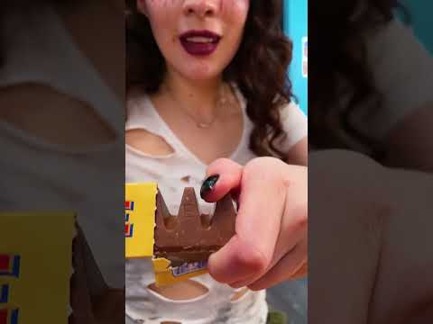 ¡La forma más divertida de disfrutar el chocolate! 🍫😂 #shorts