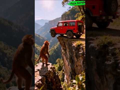 বানরটি মেয়েটিকে বাঁচাল 😭 #ai #shorts #facts #viral