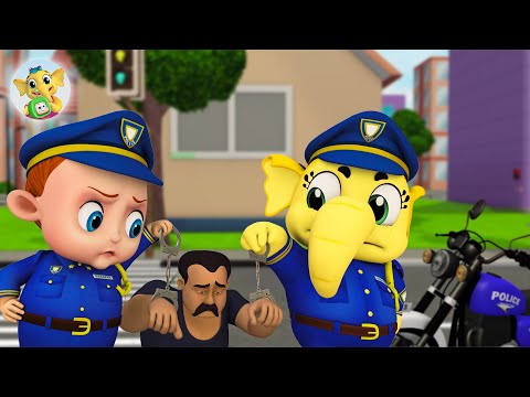 Baby Police Officer | Stranger Danger Song: Safety Kid Songs & More Nursery Rhymes | BabyToonz Kids