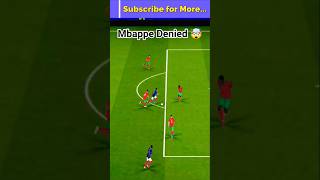 💥 Morocco Goalkeeper Shocks Mbappé #mbappe #fifa #efootball #gameplay