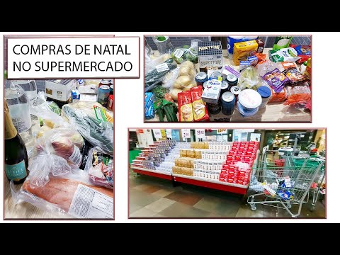 COMPRAS DE NATAL NO SUPERMERCADO - 2024