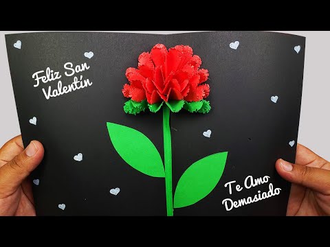 💖Tarjeta hecha a mano para San Valentín💖😘Valentine's Day card idea | Handmade card 14 de Febrero