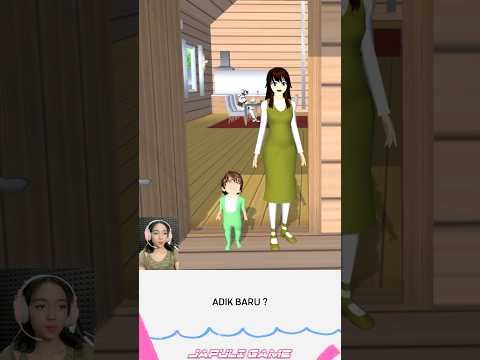 Yoga nangis gak mau punya adik tapi ternyata #sakuraschoolsimulator #shorts