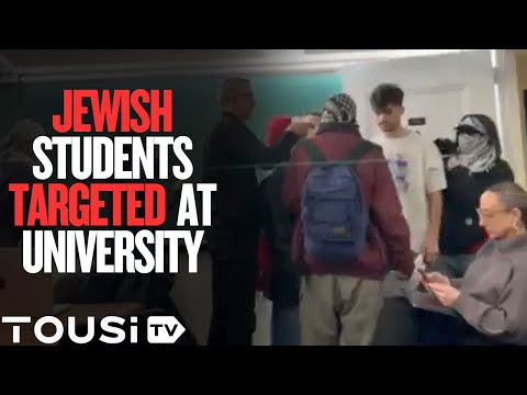 Jewish Students THREATENED By Masked Thugs In America