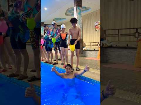 Swimming Pool π π₯½ Swimming Cap π€ͺπβοΈ#shorts #swimming #fitness #flyboard #bluesilver #waterpark
