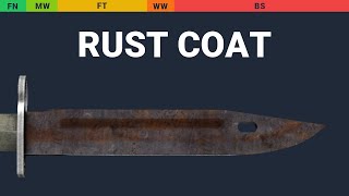 Bayonet Rust Coat Wear Preview