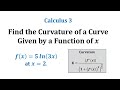 Calculating Curvature and Derivatives