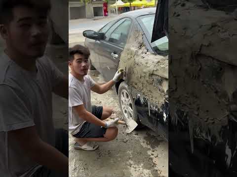 Build Car <strong>Body</strong> <strong>With</strong> Bricks And Cement, See The Final Paint Result !