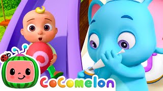 ABC, Easier Than 123: ABCs (Animal Time) + ABC Cupcake Frosting | CoComelon Animal Time Songs