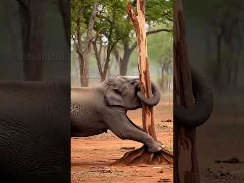 Elephant Mather Rescued Her Child#rescue #wildliferescue #animals