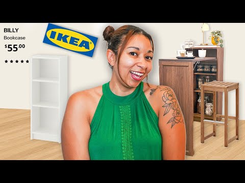 hacking an IKEA Billy bookcase into a folding kitchen island