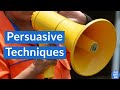 Persuasive Techniques and Rhetorical Devices