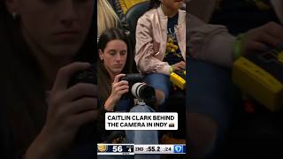 📸 Caitlin Clark being photographer at Lakers vs Pacers NBA Game | Indiana Fever WNBA basketball