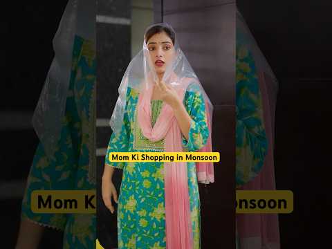 Indian Mom Shopping In Monsoon | Barish ke struggle