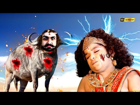 पशु का रूप लेकर बाल हनुमान के प्राण लेने आया रावण | Mahabali Hanuman | ‪@V2Entertainments‬ #ramsita