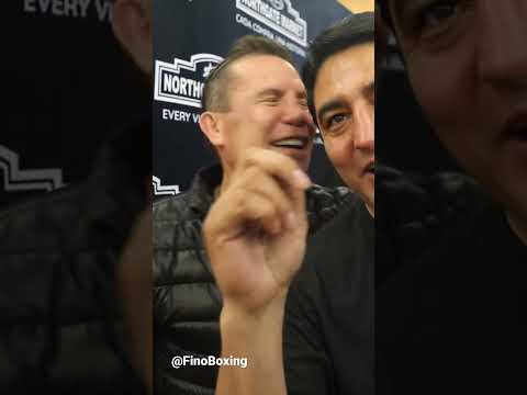 JULIO CESAR CHAVEZ CASI ME GOLPEA 😂😂 | MIRA SU REACCIÓN QUE CHIDO SERÍA RECEBIER UN GOLPE