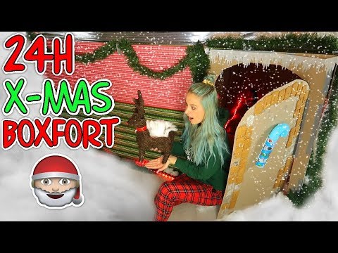 24 STUNDEN EINGESPERRT IM WEIHNACHTS BOXFORT