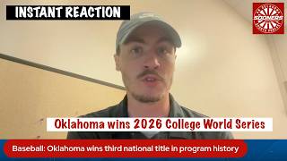 INSTANT REACTION: Oklahoma Baseball wins third national title in program history