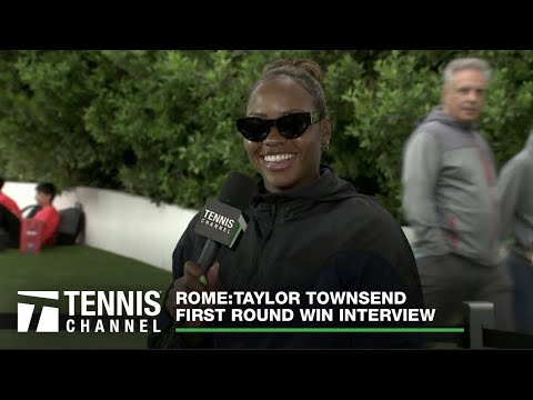 Taylor Townsend Feeling Confident on Clay After Win | 2023 Rome First Round