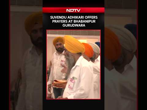 Suvendu Adhikari Offers Prayers at Kolkata Gurudwara
