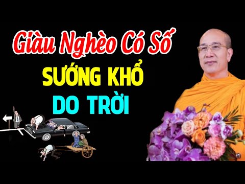 Giàu Nghèo có Số, Sướng Khổ do Trời hay do con người lựa chọn  (Hay Quá) l TT Thích Trúc Thái Minh