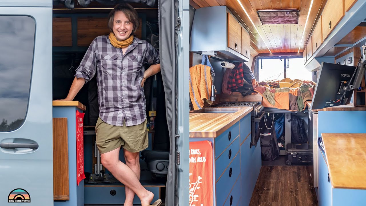 DIY Mercedes Sprinter Camper Van – Full-Time Working Nomad
