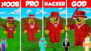 Spyder Sammy Roblox Build Battle Challenge - Noob vs Pro vs Hacker vs God - Minecraft Animation