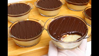 عندك حليب ؟حضري اطيب تحلية باردة في 5 دقائق بدون نشا ولا كريمة ولا بيض ولا فرن وبمكونات بسيطة