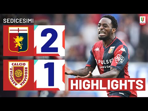 GENOA-REGGIANA 2-1 DTS | HIGHLIGHTS | SEDICESIMI | COPPA ITALIA FRECCIAROSSA 2023/24