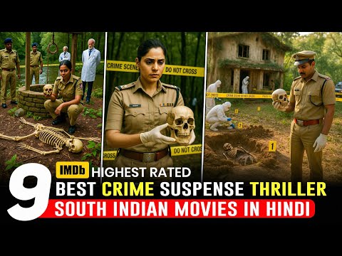 Top 9 Best South Indian Crime Suspense Thriller Movies in Hindi | South Murder Mystery Movies Hindi