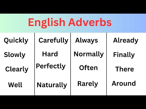 How to Use Adverbs in English (with 100 Sentences)