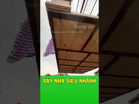 Công nghệ xây nhà siêu tốc trong 1 ngày