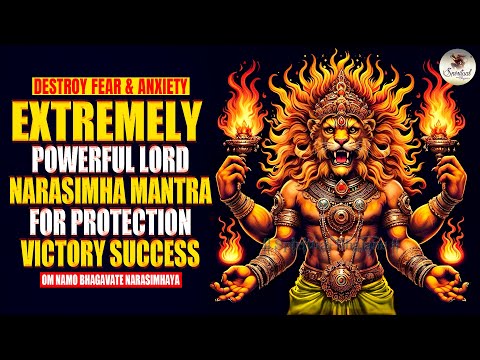 Chanting The Powerful Sri Narasimha Mantra to Overcome Fear & Anxiety! Om Namo Bhagavate Narasimhaya