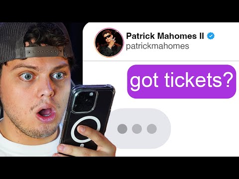 Asking NFL Players for Free Super Bowl Tickets