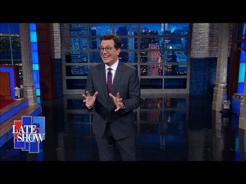 Your WTF Moment Of The Day: Stephen Colbert Found A Video Of Donald Trump Motorboating Rudy Giuliani In Drag!