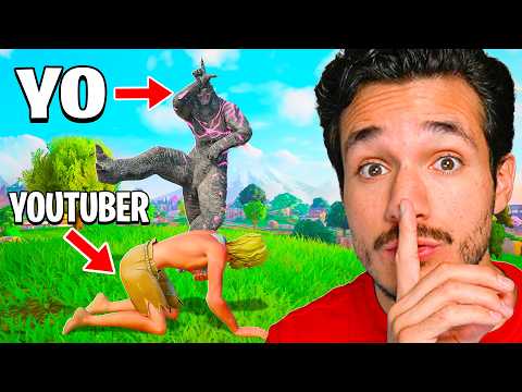 ARRUINÉ la Partida de un YOUTUBER en Fortnite!