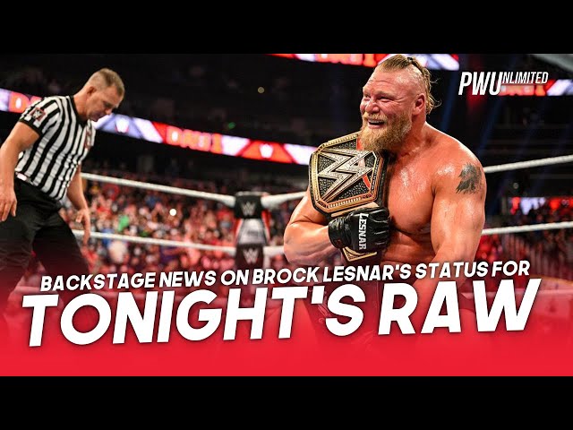 Backstage News On Brock Lesnar's Status For Tonight's Monday Night RAW