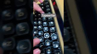 typewriter noise is not irritating...